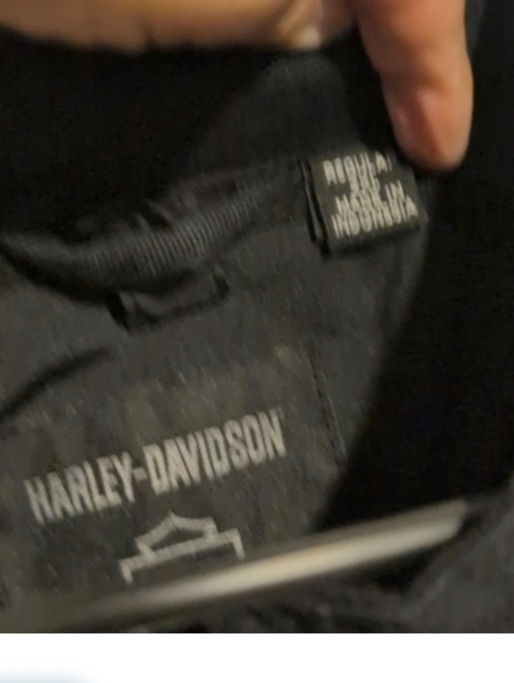 XXL Mens Harley Davidson Hoodie Jacket Ovation 3-in-1 Motorcycle Lightweight 2XL - Picture 10 of 15